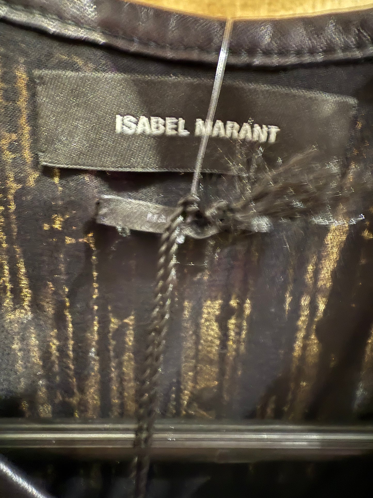 BNWT Isabel Marant Peonia Sequin-Fringe Silk-Organza Top/ cape/ shawl. Free sizing. Christmas/ party