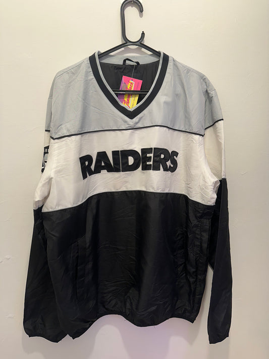 Vintage 90s Raiders NFL top/ jersey. Size Large.