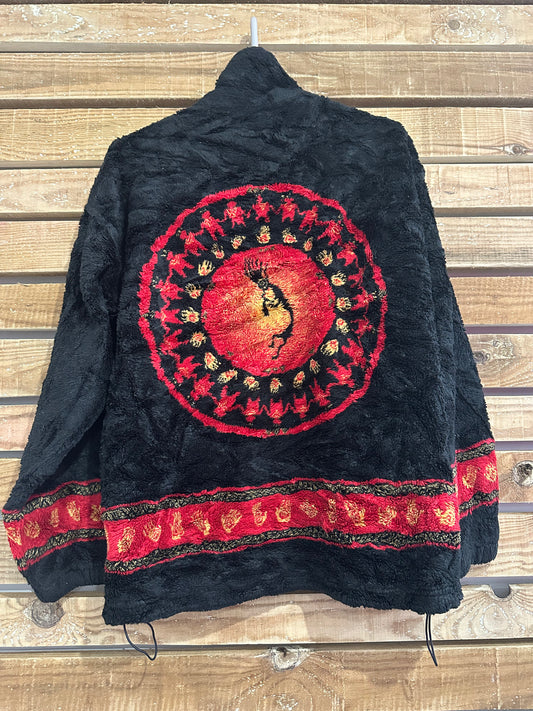 Vintage 90s Bear ridge outfitters USA Uni native patterned fleece. Zip up. Size small