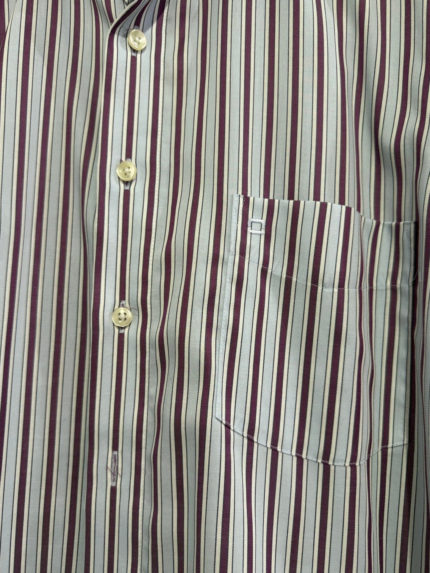 Olymp striped shirt - Size Large. 16" collar.