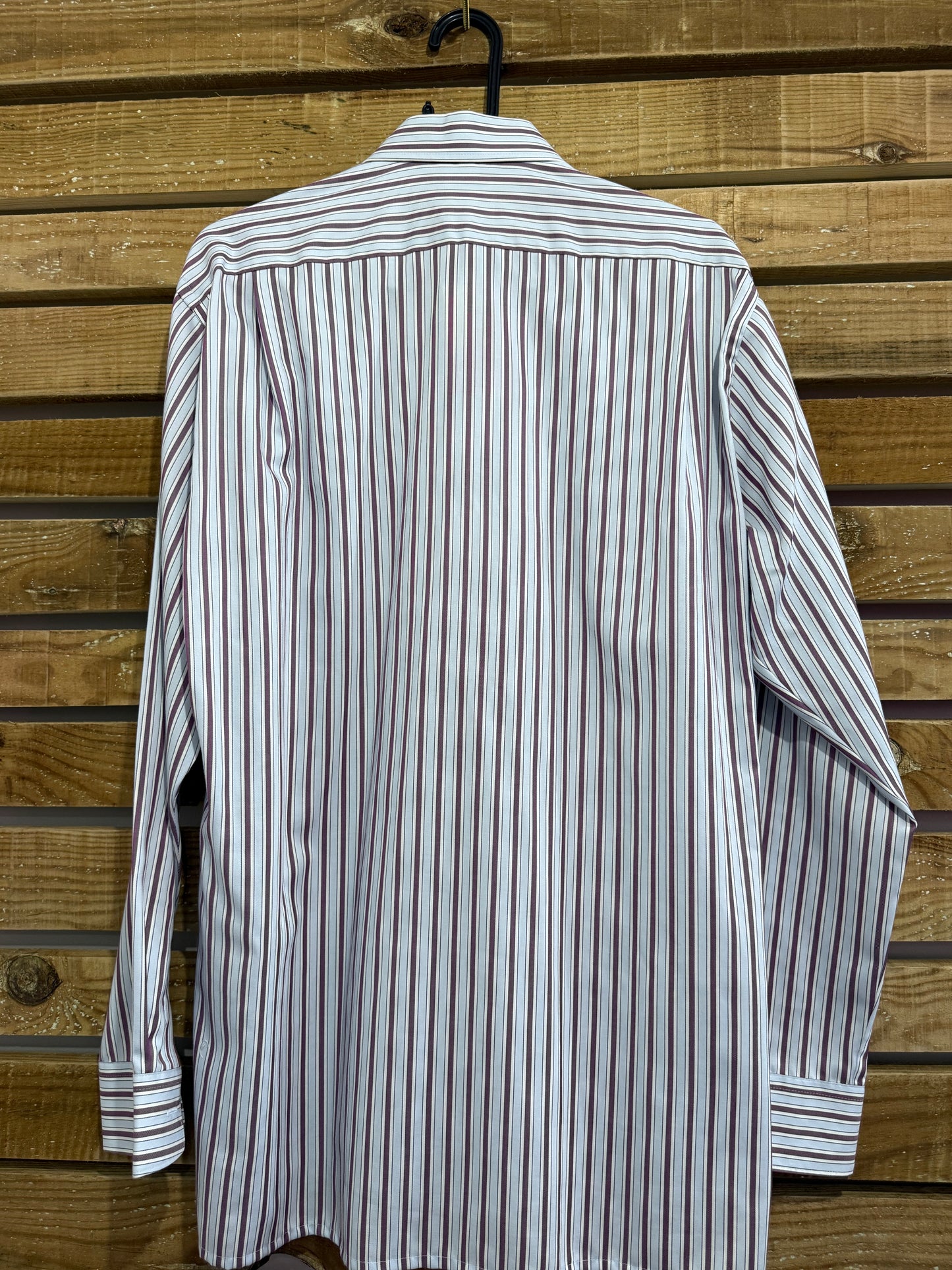 Olymp striped shirt - Size Large. 16" collar.